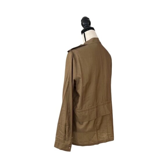 Max Mara spring brown zipper up lightweight jacket size 12 - Picture 3 of 7